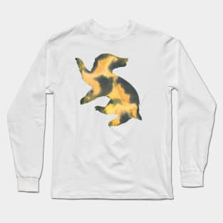 House Badger Watercolor Long Sleeve T-Shirt